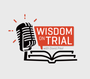 Wisdom on Trial podcast cover image